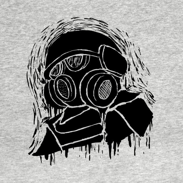 Gas Mask Scribble by SuperCes